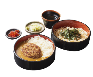 ハンバーグカレー重の見本